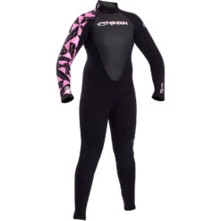 Typhoon Storm Girls 3mm Wetsuit - Bright Pink