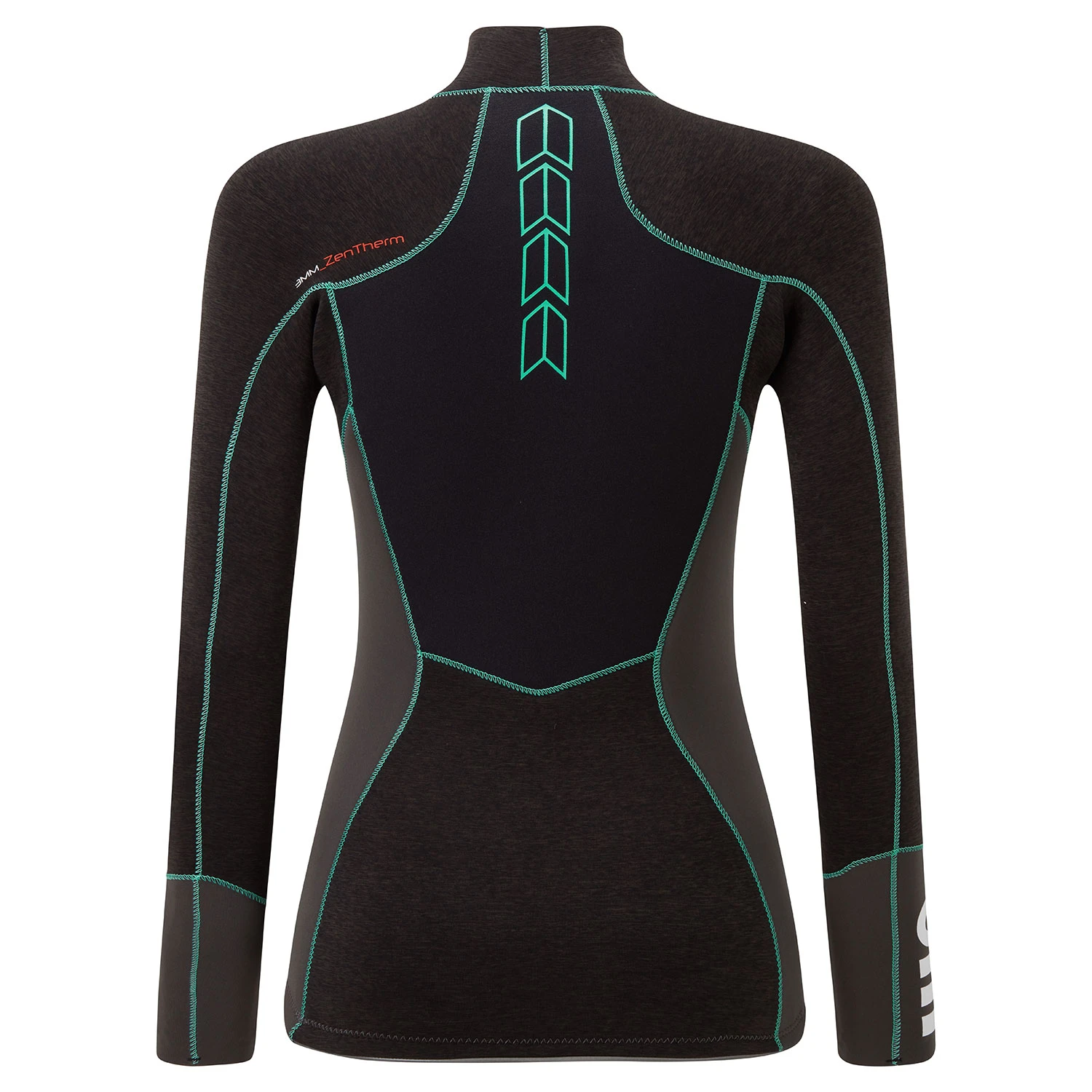 Gill Womens Zentherm Dinghy Sailing Wetsuit Top - Black 5 Gill Womens Zentherm Dinghy Sailing Wetsuit Top - Black - Image 3