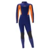 Sola Kids Fire 5/4mm Back Zip Wetsuit - Blue/Orange -Mystic Sales Store 2021 Sola Junior Fire 54 Backzip Wetsuit Blue Orange