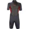 Sola Fusion 3/2mm Shorty Wetsuit - Graphite/Red -Mystic Sales Store 2021 Sola Mens Shorty Wetsuit A1721 RED