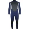 Typhoon Storm3 3/2mm Back Zip Wetsuit - Navy/ Grey Marl -Mystic Sales Store 2021 Typhoon Storm3 Wetsuit 250776 Navy Grey Marl 1