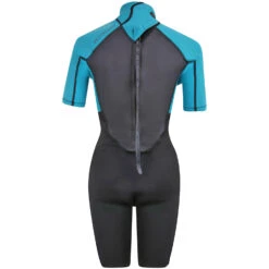Typhoon Womens Storm3 3/2mm Shorty Wetsuit - Aqua -Mystic Sales Store 2021 Typhoon Storm3 Womens Shorty Wetsuit Aqua 250895 2