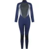 Typhoon Womens Storm3 3/2mm Backzip Wetsuit - Navy/ Grey Marl -Mystic Sales Store 2021 Typhoon Storm3 Womens Wetsuit 250886 navy grey marl 1