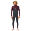 Rip Curl Dawn Patrol 5/3mm Chest Zip Wetsuit - Wine -Mystic Sales Store 2022 Rip Curl Dawn Patrol Chest Zip 53 Wetsuit Wine 3