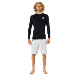 Rip Curl Thermo Long Sleeve Thermal Rash - Black -Mystic Sales Store 2022 Rip Curl Thermpro Long Sleeve Top WLYYAM 0090 3
