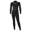 Sola Kids Fire 4/3mm Back Zip Wetsuit - Black -Mystic Sales Store 2022 Sola fire Junior 53mm backzip Wetsuit A1509 FIRE BLACK FRONT 1