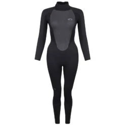 Typhoon Womens Storm5 5/4mm Backzip Wetsuit - Black