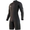 Mystic THE ONE 3/2mm Zip-Free Long Arm Shorty Wetsuit - Black -Mystic Sales Store 2023 Mystic Mens Wetsuit 230126 900 01