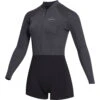 Mystic Womens Lunar 2/2mm Front-Zip Longarm Shorty Wetsuit - Black -Mystic Sales Store 2023 Mystic Womens Wetsuit 230112 900 01