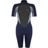 Typhoon Womens Storm3 3/2mm Shorty Wetsuit - Grey Marl -Mystic Sales Store 250896 STORM3 B E SHORTY WMN NAVY GREY MARL 1
