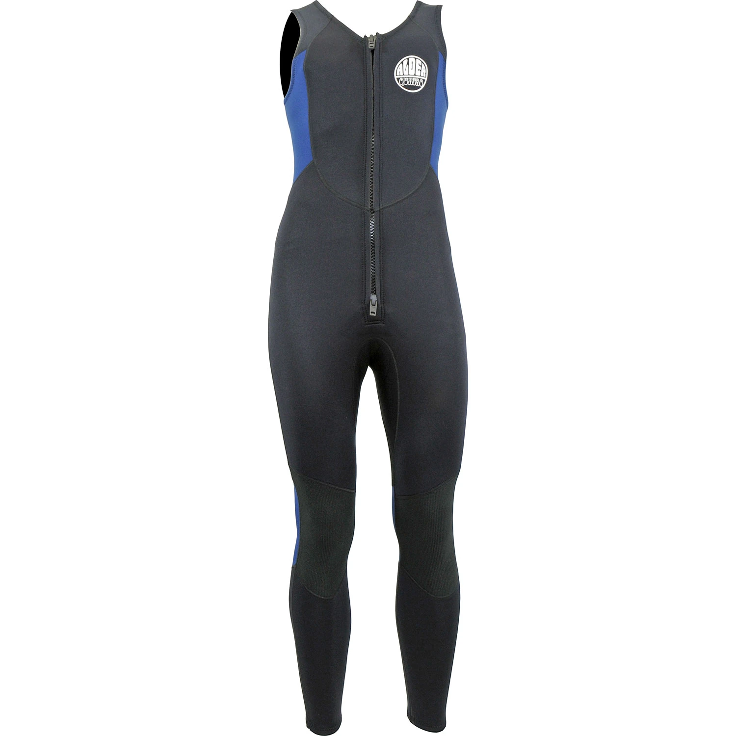 Alder Quatro 3/2mm Front Zip Long John Wetsuit - Black/Blue 3 Alder Quatro 3/2mm Front Zip Long John Wetsuit - Black/Blue