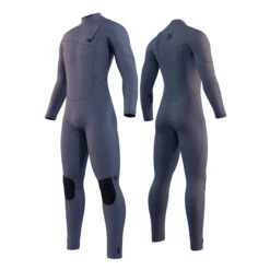 Mystic THE ONE 4/3 GBS Zip-Free Wetsuit - Grey 220009 -Mystic Sales Store Mystic The One Zip Free Fullsuit Wetsuit Grey 1 1
