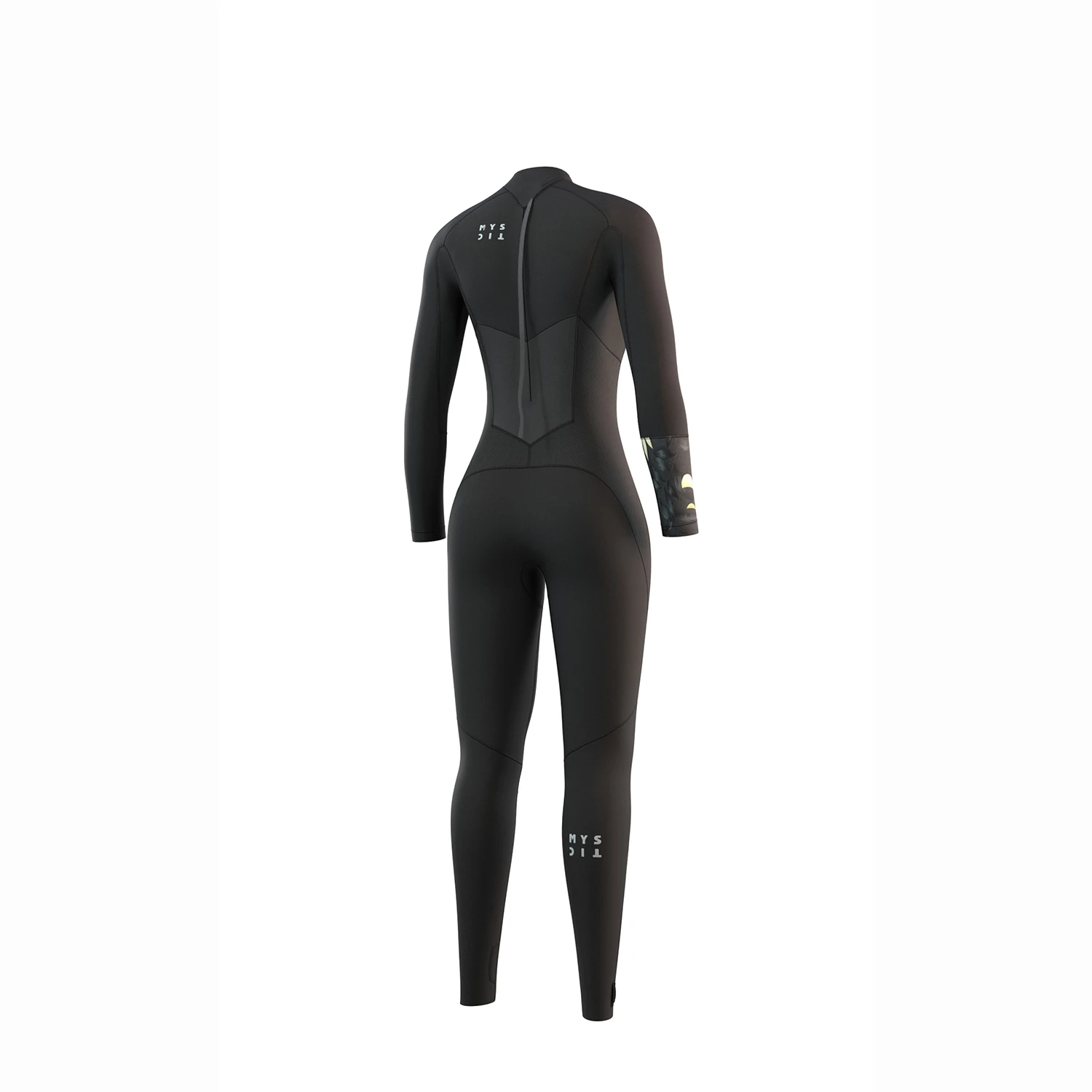 Mystic Womens Dazzled 4/3 GBS Back Zip Wetsuit - Black - Image 2