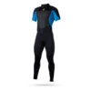 Magic Marine Ultimate 3/2mm Back-Zip Flatlock Shortarm Wetsuit - Blue