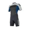 Mystic Brand 3/2mm Back-Zip Flatlock Shorty Wetsuit - Navy -Mystic Sales Store mystic brand 3 2 shorty back zip navy 2019 35000 180055